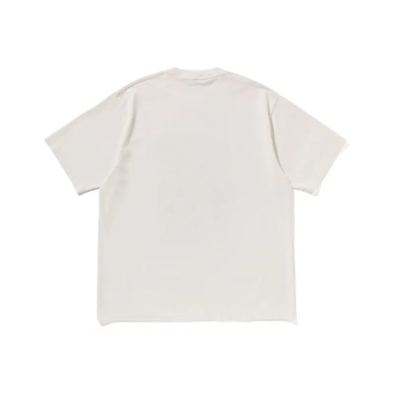 Bape Heavy Washed Logo Relaxed Fit Tee-1