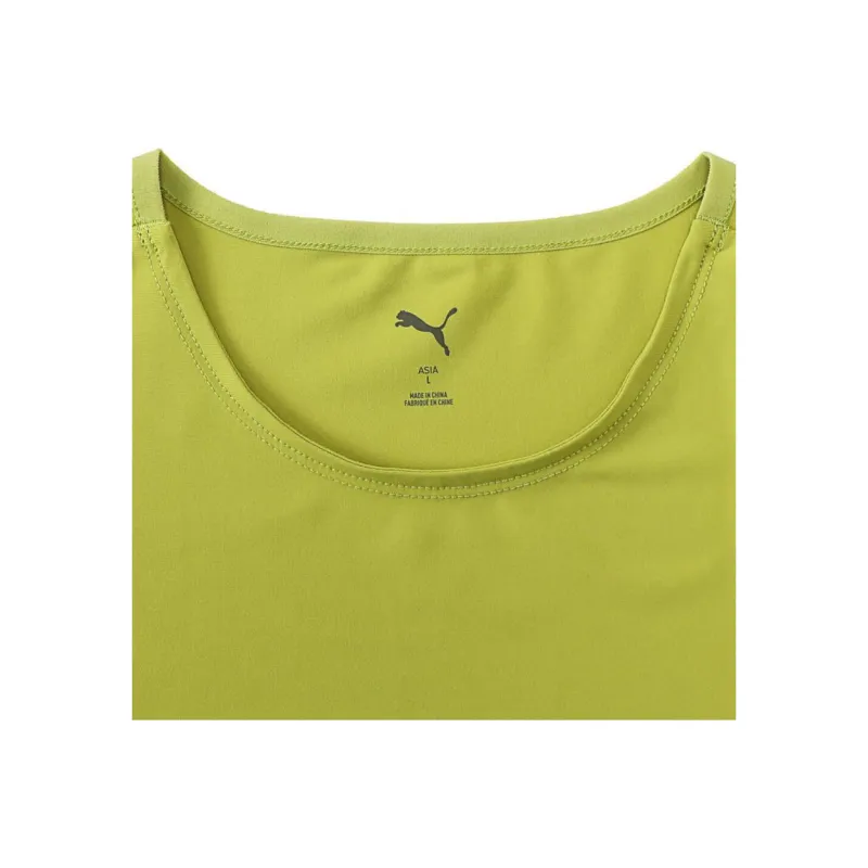 PUMA T Shirt Men's Yellow Green-2