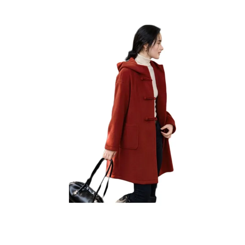 Mo Han Yi Mei Coat Women's Ambient Red-0
