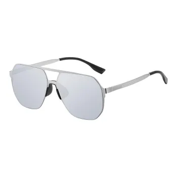 AAJF Stainless Steel Irregular Shape Sunglasses Unisex