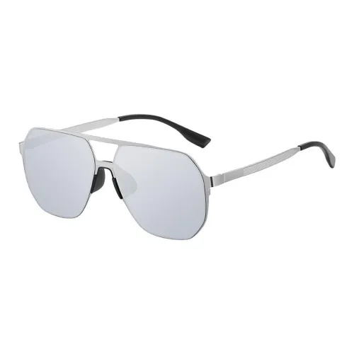 AAJF Stainless Steel Irregular Shape Sunglasses Unisex