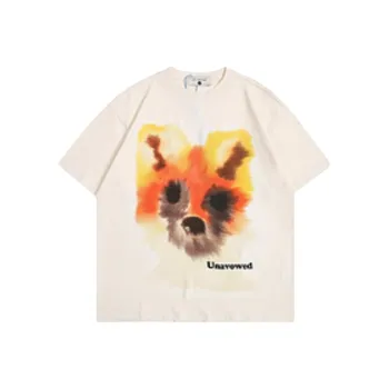 YINLEI T Shirts Unisex Ecru