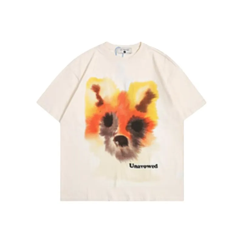 YINLEI T Shirts Unisex Ecru-0
