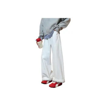 ZONEiD Casual Pants Unisex White