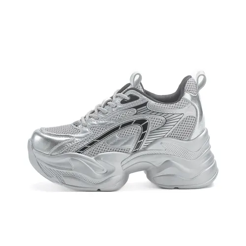 BBMTR Breathable, Slip Resistant, And Abrasion Resistant Chunky Sneakers Women's