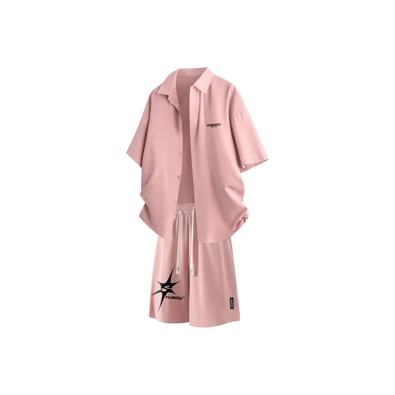 HUANQIU Shirt Matching Set Unisex-5