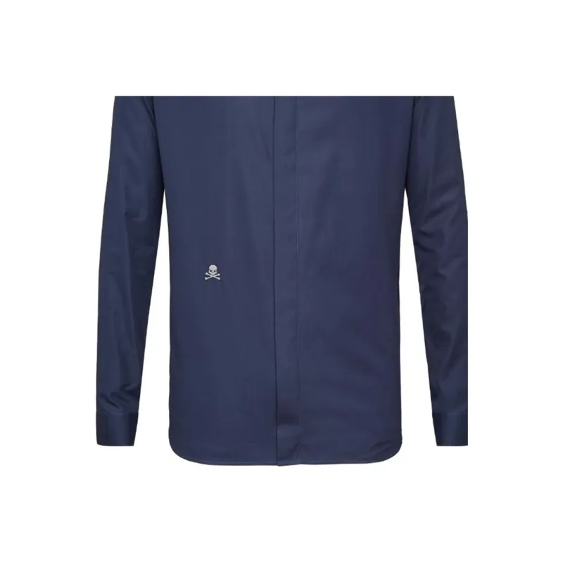 PHILIPP PLEIN Shirt Men's Navy Blue-4