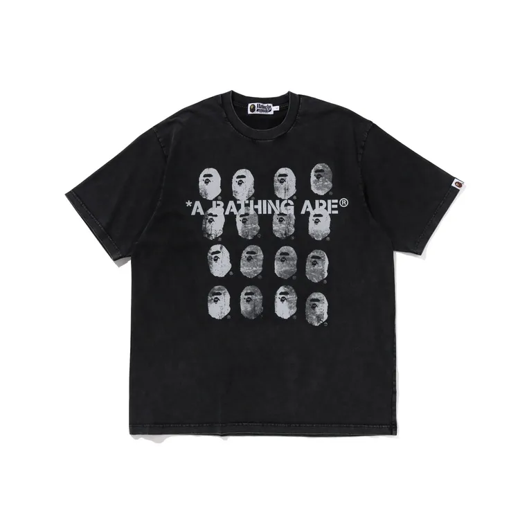 Bape Garment Dye Logo Relaxed Fit Tee-4