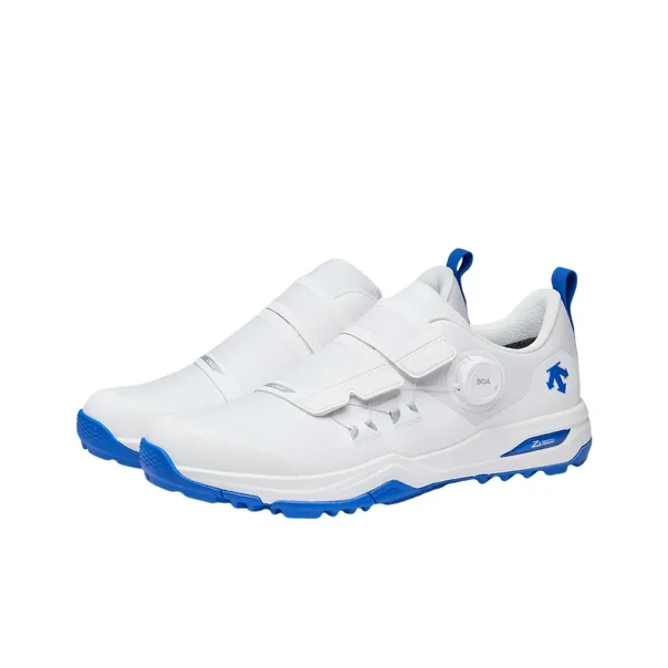 DESCENTE Enerzite Low Top Golf Shoes Men's White Blue-1