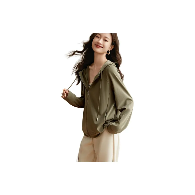 Mo Han Yi Mei Sweatshirt Women's Green-0
