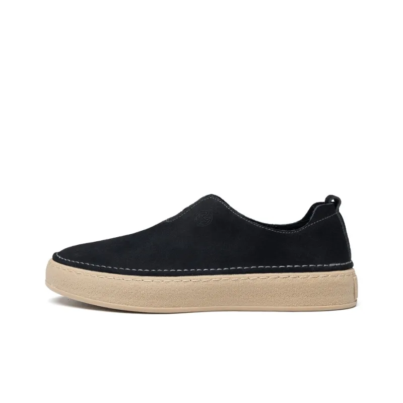 HARSON Coverage Quick Dry Balance Lightweight Height Increasing Low Top Casual Shoes Men's Black-0