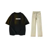 Black+Yellow Mud Jeans