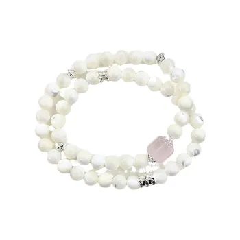 CARAT'S DIARY Pink Crystal Bracelets Unisex