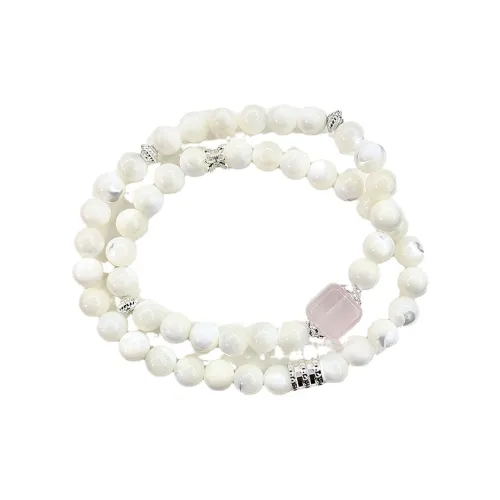 CARAT'S DIARY Pink Crystal Bracelets Unisex
