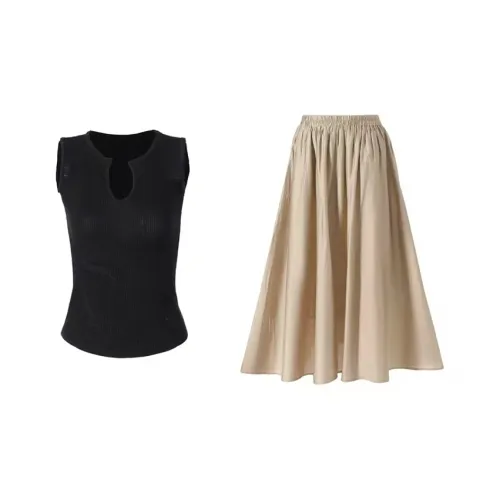 PLANE DRIFT Two Piece Skirt Sets Women's
