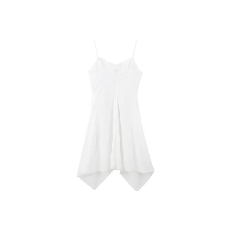 LEDIN Slip Dresses Women's White-1