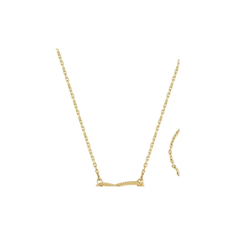 BROSWAY Titanium Steel Necklaces Women's Gold-2