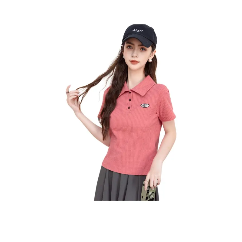 FAWENXIANGZI Polo Shirt Women's-0