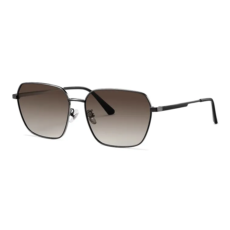 BERTHA Alloy Square Sunglasses Unisex-2