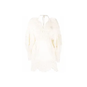 Zimmermann Long Sleeved Dress Women's Yellow