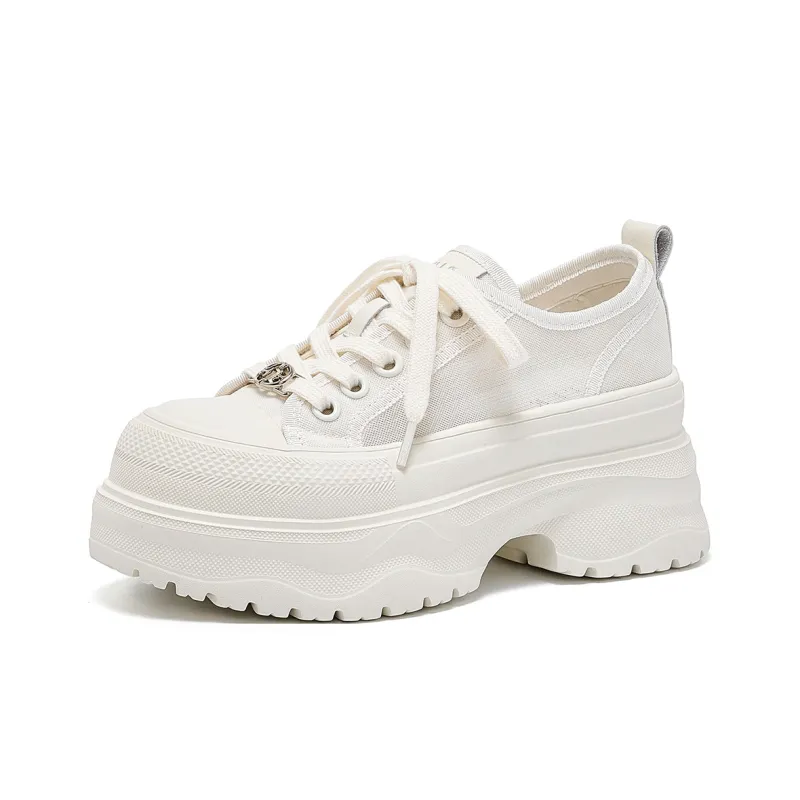 ELLE Breathable Height Increase Low Top Casual Shoes Women's-4