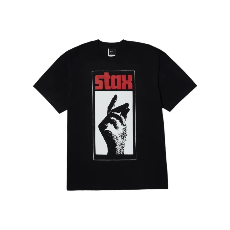HUF T Shirts Men Black-0