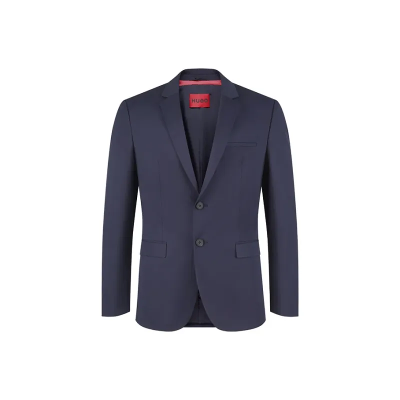 HUGO BOSS SS25 Business Suit Coat Men's Marine Blue-0