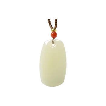 MARY WINDSOR Hetian Jade Pendants Pale Greenish White Jade Unisex