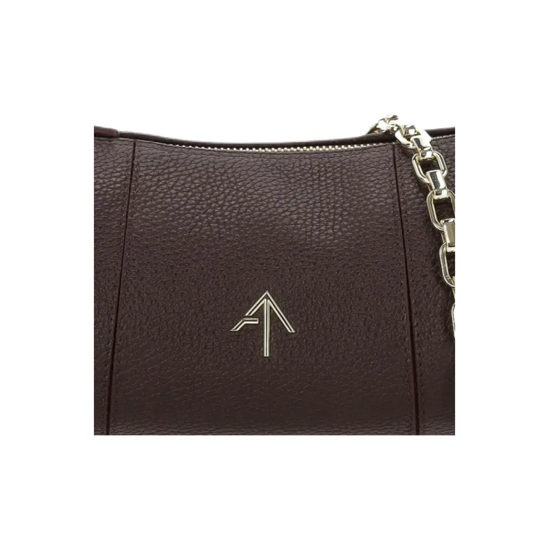 Manu Atelier Cylinder Calfskin Cylinder Bag, Shoulder Bag Women's Dark Brown-3