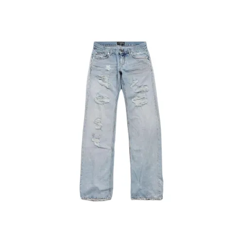Balenciaga Jeans Slim Fit Women's Light Blue