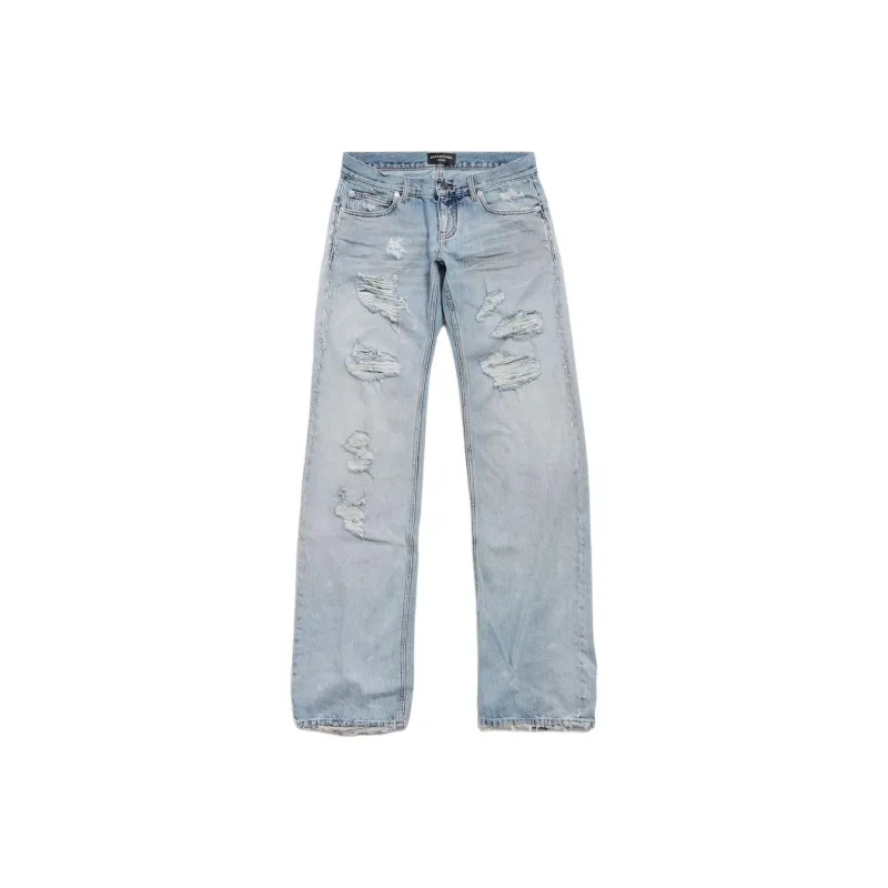 Balenciaga Jeans Slim Fit Women's Light Blue-0
