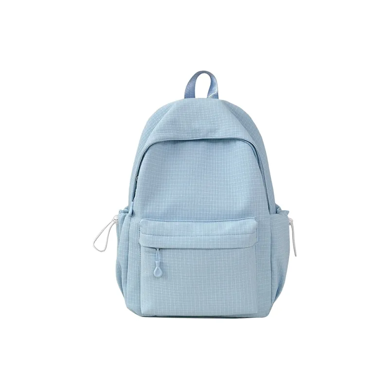 AIBAG Nylon Backpack Unisex White/Black/Pink/Green/Blue-24