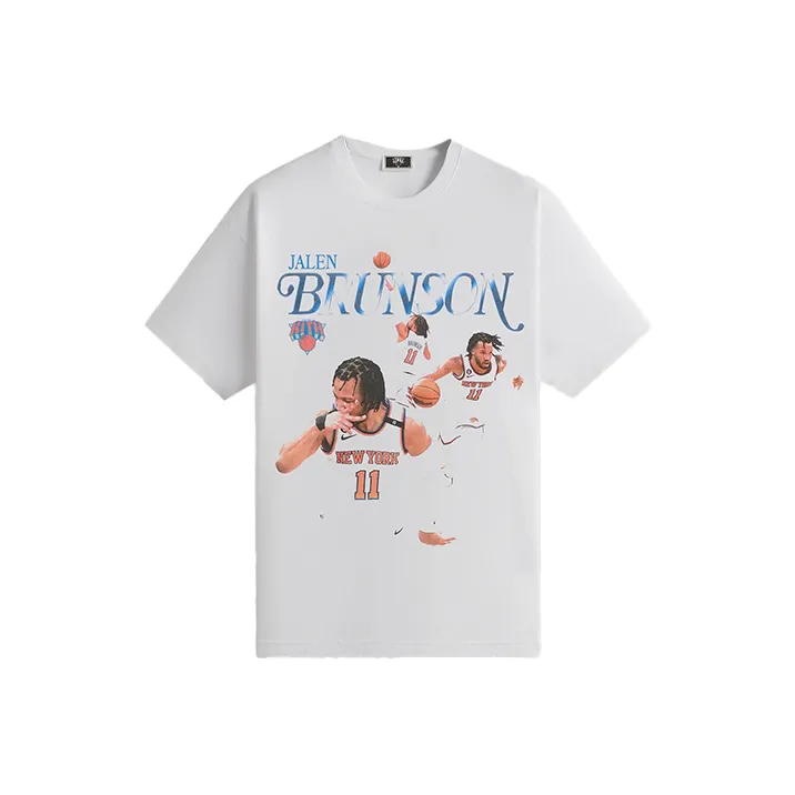 KITH x New York Knicks SS25 Jalen Brunson Legend Vintage T Shirt Men's White-0