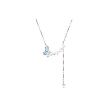 TWINKLE ANGEL 925 Sterling Silver Necklaces Women's
