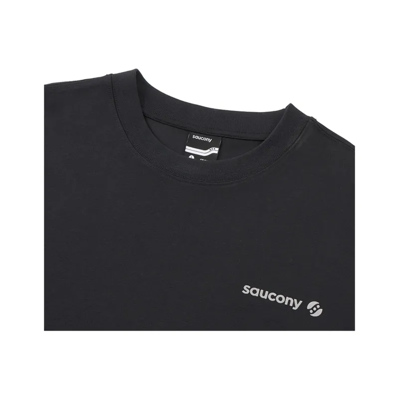 Saucony T Shirts Unisex Black-3
