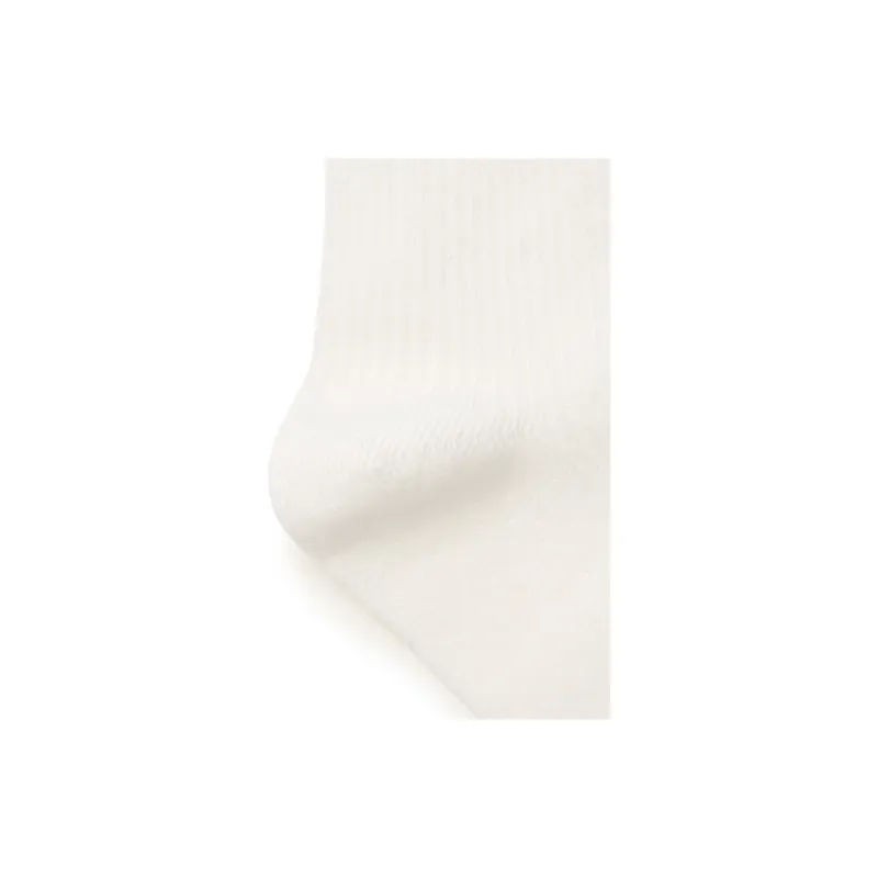 MLB Mid Calf Socks Unisex 1 Pack Cream White-3
