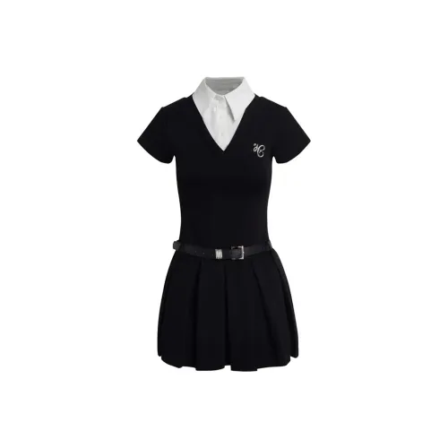 COVER TIME Short Sleeved Dress Women's