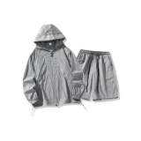 Gray (Top+Shorts)