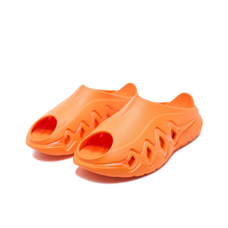RIGORER Shark 3 Slip Resistant Cushioning Slide Slippers Unisex Vibrant Orange-2