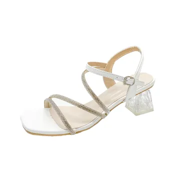 Puppytown One Strap Sandals Women's White