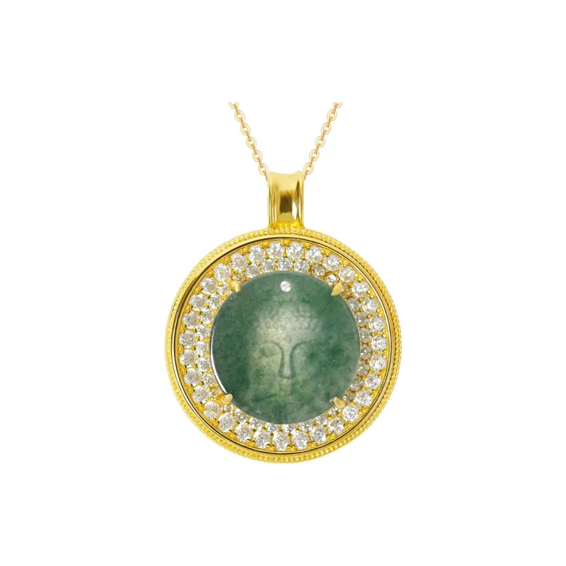 Princess Cui Ice Type Jadeite Necklaces Women's-0