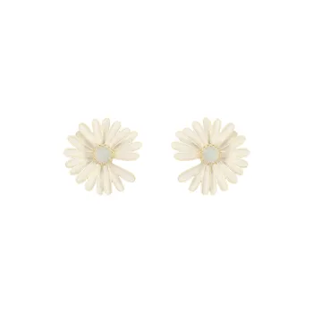 KEYS VIA Copper Alloy Stud Earrings Women's
