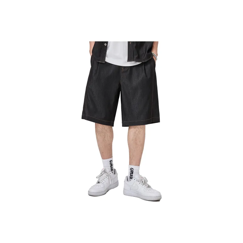 ALL IN Denim Shorts Men-4