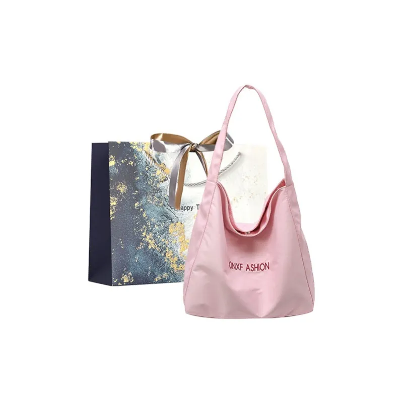 Iman's House Nylon Shoulder Bag Regular Women's Yellow/Pink/Blue-5