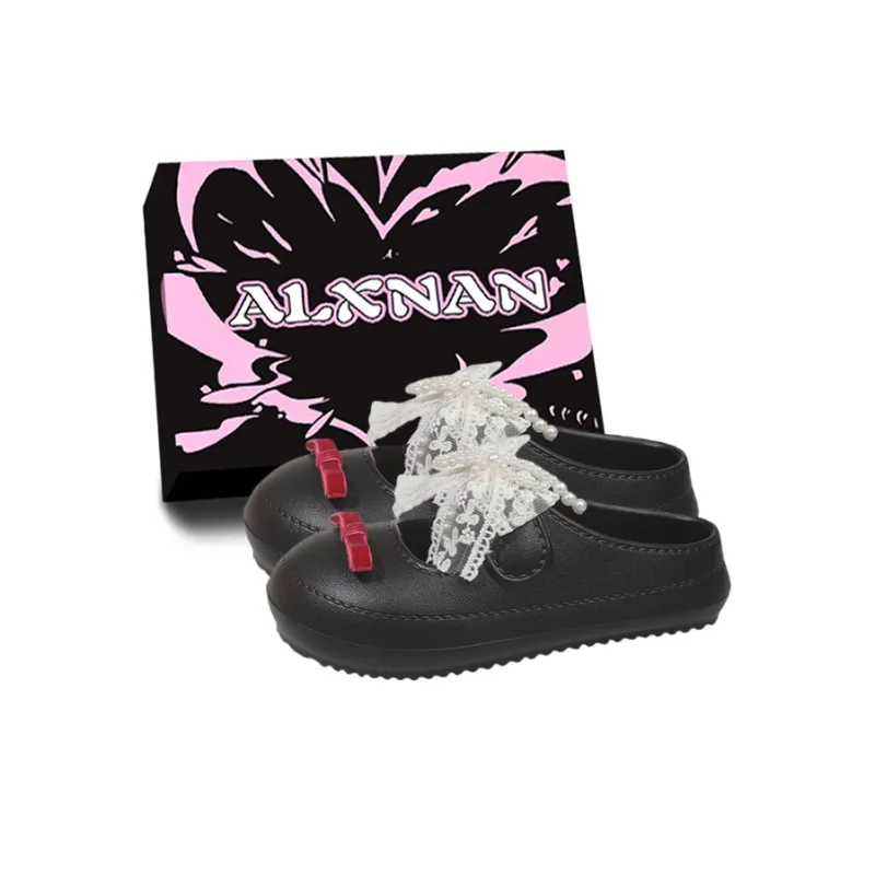 Alxnan Odor Resistant Closed Toe Slippers Women's-17