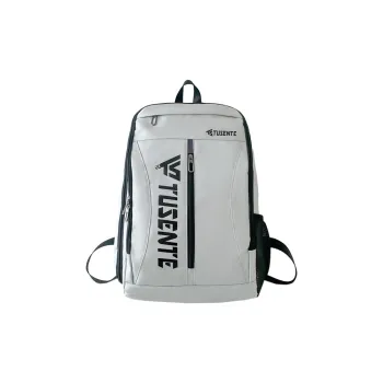 Yalu Nylon Backpack Regular Unisex Light Gray/Dark Gray/Black/Red