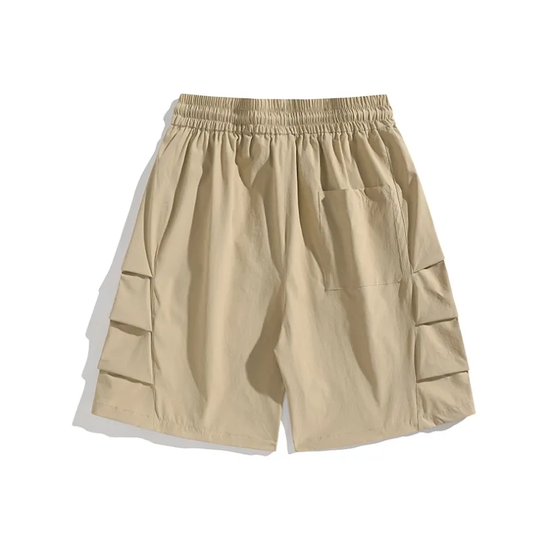 SNOW FLYING Cargo Shorts Men Apricot-1