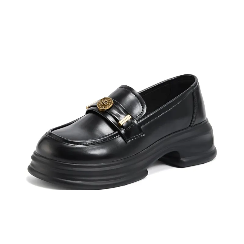 DAPHNE Loafers Women's Black/Ecru-0