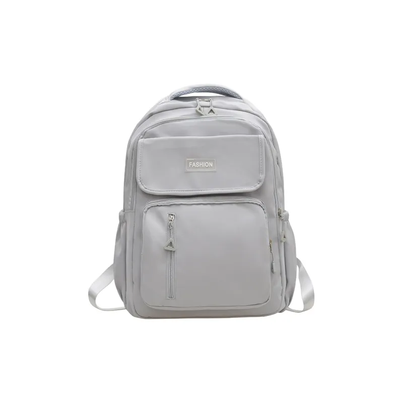 GEERDUN Nylon Fabric Backpack Unisex Multicolor-0