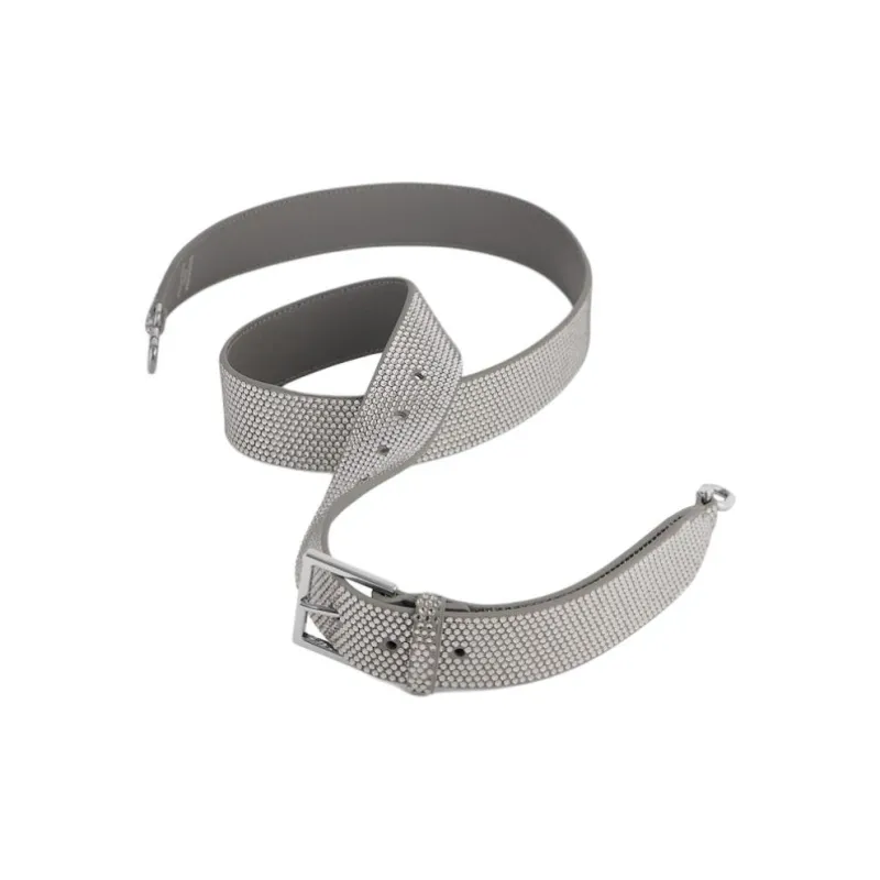 Balenciaga Calfskin Bag Strap Women's Smoke Gray-1